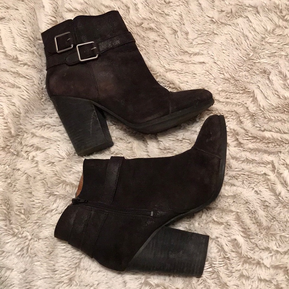 Lucky Brand Chunky Heel Boots
